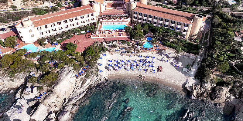 Grand Hotel Smeraldo Beach Baja Sardinia Exterior photo